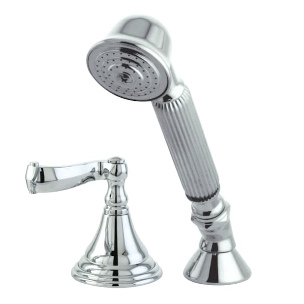 Tub Filler, Polished Chrome, Deck